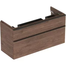   Geberit Smyle Square alsó szekrény dupla mosdóhoz fiókkal 118,4x47 cm, hikoridó 500.356.JR.1
