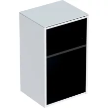  Geberit Smyle Square kiegészítő nyitott szekrény, magasfényű fehér 36x60 cm 500.358.00.1