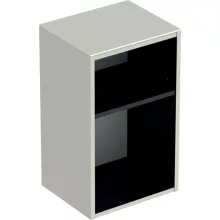   Geberit Smyle Square kiegészítő nyitott szekrény, magasfényű homokszürke 36x60 cm 500.358.JL.1