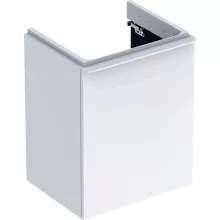   Geberit Smyle Square alsó szekrény kézmosóhoz ajtóval 49,2x40,6 cm, magasfényű fehér 500.363.00.1