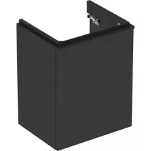   Geberit Smyle Square alsó szekrény kézmosóhoz ajtóval 49,2x40,6 cm, matt lakkozott láva 500.364.JK.1