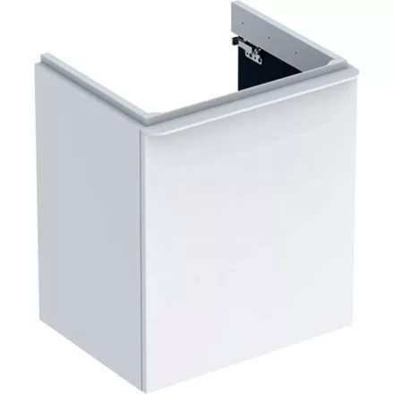 Geberit Smyle Square alsó szekrény kézmosóhoz ajtóval 53,6x43,3 cm, magasfényű fehér 500.365.00.1