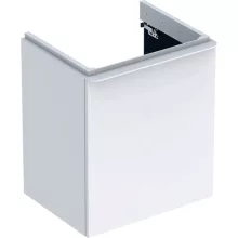   Geberit Smyle Square alsó szekrény kézmosóhoz ajtóval 53,6x43,3 cm, magasfényű fehér 500.366.00.1
