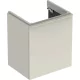 Geberit Smyle Square alsó szekrény kézmosóhoz ajtóval 53,6x43,3 cm, magasfényű homokszürke 500.366.JL.1
