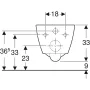 Geberit Smyle Square fali WC csésze 500.379.01.1 (500379011)
