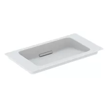   Geberit One rövidített kivitelű mosdó 75x40 cm csaplyuk nélkül, fehér/fényes fehér 500.391.01.3