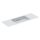Geberit One rövidített kivitelű mosdó 120x40 cm csaplyuk és túlfolyó nélkül, KeraTect, fehér 500.392.01.3
