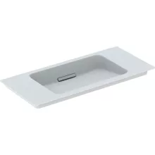   Geberit ONE rövidített kivitelű mosdó hátsó lefolyóval 90x40 cm, csaplyuk nélkül, fehér 500.395.01.3