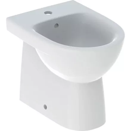 Geberit Selnova Compact falhoz illeszkedő álló bidé 35,5x48 cm, rövidített kivitel 500.482.01.7