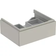   Geberit Xeno² alsó szekrény mosdóhoz 58x46,2 cm, egy fiókkal, matt greige 500.505.00.1