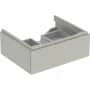 Geberit Xeno² alsó szekrény mosdóhoz 58x46,2 cm, egy fiókkal, matt greige 500.505.00.1