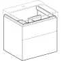 Geberit Xeno² alsó szekrény mosdóhoz 58x46,2 cm, két fiókkal, matt greige 500.506.00.1