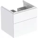 Geberit Xeno² alsó szekrény mosdóhoz 58x46,2 cm, két fiókkal, magasfényű fehér 500.506.01.1