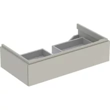   Geberit Xeno² alsó szekrény mosdóhoz 88x46,2 cm, egy fiókkal, matt greige 500.508.00.1