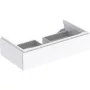 Geberit Xeno² alsó szekrény mosdóhoz 88x46,2 cm, egy fiókkal, magasfényű fehér 500.508.01.1