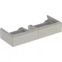 Geberit Xeno² alsó szekrény mosdóhoz 117,4x46,2 cm, két fiókkal, matt greige 500.517.00.1