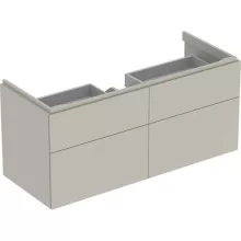   Geberit Xeno² alsó szekrény mosdóhoz 117,4x46,2 cm, négy fiókkal, matt greige 500.518.00.1