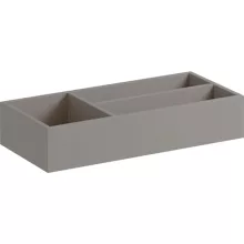  Geberit Xeno² fiókbetét 32,3x15 cm, T osztású, faerezetes szürke/strukturált lakkozott felület 500.525.00.1