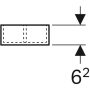 Geberit Xeno² fiókbetét 32,3x15 cm, T osztású, faerezetes szürke/strukturált lakkozott felület 500.525.00.1