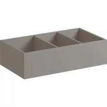   Geberit Xeno² fiókbetét 37,3x20,8 cm, H osztású, faerezetes szürke/strukturált felület 500.527.00.1
