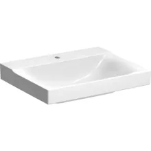   Geberit Xeno² mosdó 60x48 cm, csaplyukkal, túlfolyó nélkül, KeraTect bevonattal, fehér  500.530.01.1