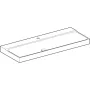 Geberit Xeno² mosdó 120x48 cm, csaplyukkal, túlfolyó nélkül, KeraTect bevonattal, fehér 500.551.01.1