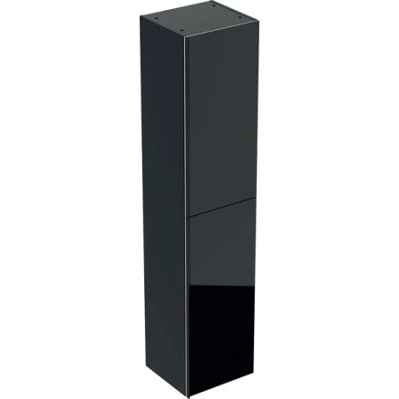 Geberit Acanto magas kiegészítő szekrény két ajtóval 38x173 cm, fekete 500.619.16.1