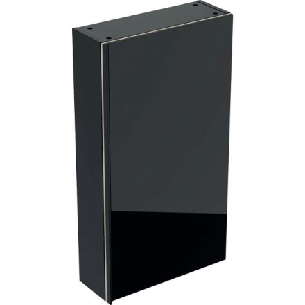 Geberit Acanto faliszekrény egy ajtóval 45x82 cm, fényes fekete 500.639.16.1