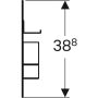 Geberit Group mágneses tábla tárolódobozokkal 45x39 cm, fehér 500.649.01.2