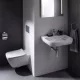 Geberit Smyle Square fali WC Rimfree antibakteriális ülőkével 500683002