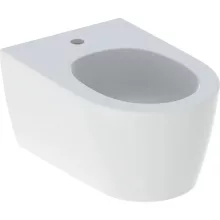   Geberit ONE zárt formájú fali bidé 37x54 cm rejtett túlfolyóval, matt fehér 500.690.JT.1
