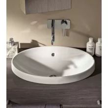   Geberit VariForm 50cm beépíthető mosdó, ovális, túlfolyóval 500708012 (500.708.01.2)