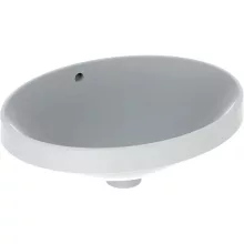   Geberit VariForm beépíthető mosdó 50 cm, ovális, túlfolyóval 500.709.01.2 (500709012)