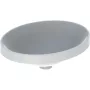 Geberit VariForm 50 cm beépíthető mosdó, ovális, túlfolyó nélkül 500.710.01.2