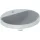 Geberit VariForm beépíthető mosdó 50 cm, ovális, csaplyuk-peremmel, túlfolyó nélkül, alul mázas 500.715.01.2 (500715012)