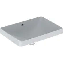   Geberit VariForm beépíthető szögletes mosdó 55 cm, túlfolyóval 500.736.01.2