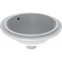Geberit VariForm alulról beépíthető kerek mosdó 39 cm, túlfolyóval 500.745.01.2