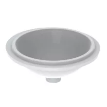   Geberit VariForm alulról beépíthető kerek mosdó 39 cm, túlfolyó nélkül 500.746.01.2