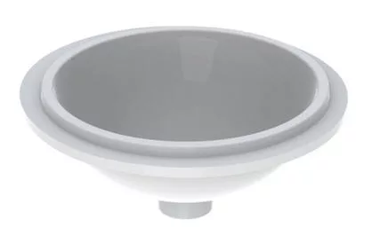 Geberit VariForm alulról beépíthető kerek mosdó 39 cm, túlfolyó nélkül 500.746.01.2