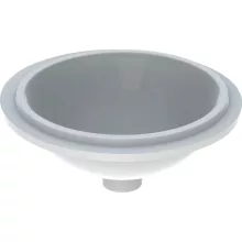   Geberit VariForm alulról beépíthető kerek mosdó 39 cm, túlfolyó nélkül 500.747.01.2