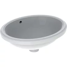   Geberit VariForm alulról beépíthető ovális mosdó 48 cm, túlfolyóval 500.748.01.2