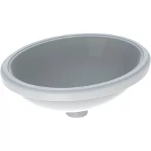   Geberit VariForm alulról beépíthető ovális mosdó 48 cm, túlfolyó nélkül 500.750.01.2