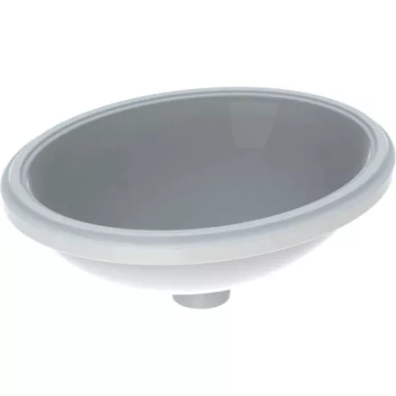Geberit VariForm alulról beépíthető ovális mosdó 48 cm, túlfolyó nélkül 500.750.01.2