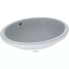   Geberit VariForm alulról beépíthető ovális mosdó 56 cm, túlfolyóval 500.752.01.2