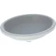 Geberit VariForm alulról beépíthető ovális mosdó 56 cm, túlfolyó nélkül 500.754.01.2
