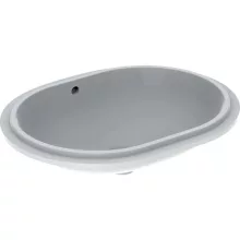   Geberit VariForm alulról beépíthető elliptikus mosdó 61 cm, túlfolyóval 500.757.01.2