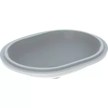   Geberit VariForm alulról beépíthető elliptikus mosdó 61 cm, túlfolyó nélkül 500.758.01.2