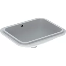   Geberit VariForm alulról beépíthető szögletes mosdó 53 cm, túlfolyóval 500.760.01.2