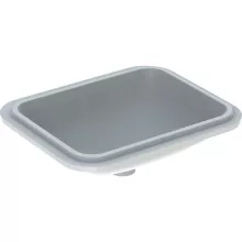   Geberit VariForm alulról beépíthető szögletes mosdó 53 cm, túlfolyó nélkül 500.762.01.2