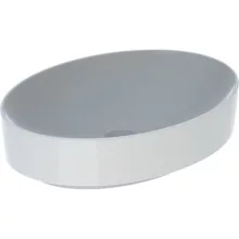   Geberit VariForm pultra ültethető mosdó, ovális, túlfolyó nélkül 500.771.01.2 (500.771.01.2)